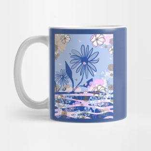 Flowers and Mushrooms Mug